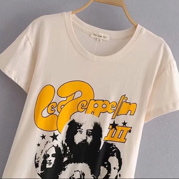 Led Zeppelin Retro Music Band Tshirt - Picture 8 of 13